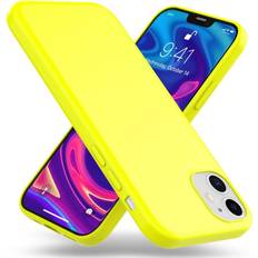 Nalia Neon Schutzhülle iPhone 12, iPhone 12 Pro Smartphone Hülle, Gelb