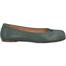 Green - Women Ballerinas Maison Margiela Woman Ballet flats Military green Soft Leather Green