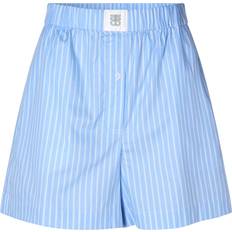 Second Female Amale Shorts - Light Blue Stripe