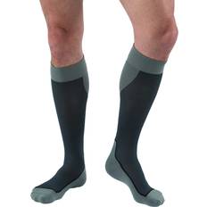 Jobst 7528911 Sport Knee High 15-20 mmHg Compression Socks, Black/Grey, Medium