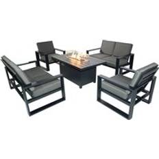 Furniture One Aluminium Garden Sofa with Outdoor Lounge Set