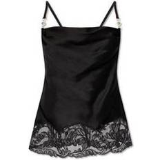 Versace Tank Tops Versace Top Effet Satiné - Noir