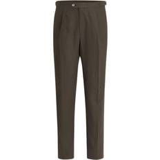 Oscar Jacobson Bukser & Shorts Oscar Jacobson Delon Linen Trousers Brun