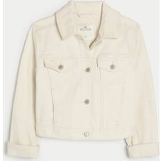 Hollister Co. Outerwear Hollister Co. Cream Denim Jacket