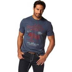 Printed T-Shirt Blue Marl