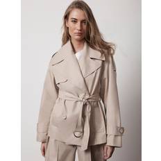 Velvet Coats Mint Velvet Short Trench Jacket, Natural