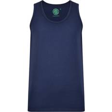 6XL - Man Tank Tops Kam Menswear Plus Mens Classic Vest Sleeveless Crew Neck Navy