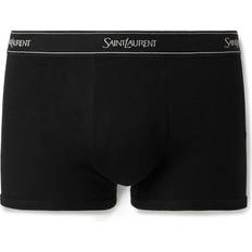 Saint Laurent Men Men's Underwear Saint Laurent Logo cotton jersey boxer briefs black