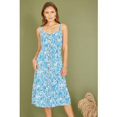 Paisley Clothing Yumi Paisley Leaf Print Midi Sundress