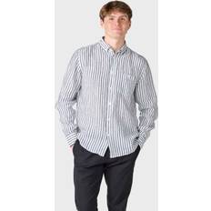 Klitmøller Collective Dennis striped shirt Cream/navy