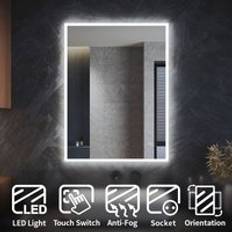 Elegant Backlit Bathroom led Mirror with Shaver