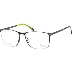 Jaguar 33822 1134, including lenses, SQUARE Glasses, MALE Black