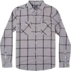 RVCA Shirts RVCA Neps Plaid Shirt Smoke Grey