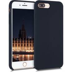 Kwmobile Hülle für apple iphone 7 plus iphone 8 plus handyhülle handy case cover Heidelbeerblau 8,80 cm