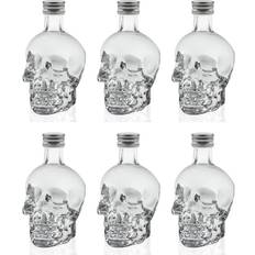 Mystic Moments Crystal Head Skull Vodka 5cl Miniature x 6 Bottles 40%