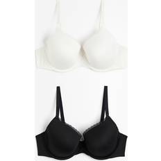 H&M Bras H&M Ladies Black 2-pack padded underwired microfibre bras