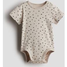 Bodysuits H&M Baby Beige Patterned bodysuit 12-18M