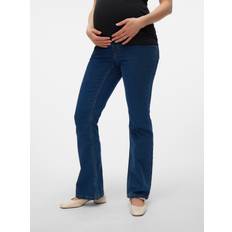Graviditet & Amning Mamalicious Cille jeggings dark blue denim