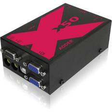 KVM-switches ADDER X50-MS2 Adderlink X50 MultiScreen VGA USB KVM Extender Set over CAT tot 50 meter