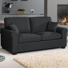 Artemis Home Dawson Black Sofa 162cm