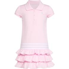 Adidas Girls Dresses Children's Clothing Adidas Kid's Ruffle Polo Dress - Light Pink (AZ4622)