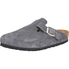 Birkenstock Boston Clogs Birkenstock Boston Soft Footbed Dark Grey Clogs-EU