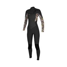 O'Neill Sports nautiques O'Neill Epic 5/4mm Girls Chest Zip Wetsuit 2024 Black/Twiggy Age