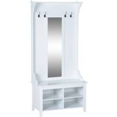 Homcom Entryway Solution, Bench Shoe Rack