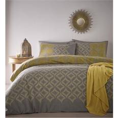 Homemaker Size Moroccan Duvet Cover Grey