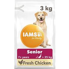 IAMS Complete Dry Dog Food for Senior 7+ Large Breeds with Chicken 3 3kg