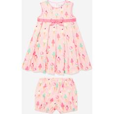 Dresses Rachel Riley Baby Girls Ice Cream Dress And Bloomers In Pink Mths White