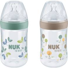 Nuk for Nature nappflaska silikon Mixed Colours 260ml