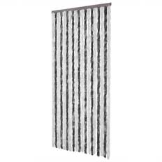 vidaXL Insektsgardin Grå Och Vit 100x230 cm Chenille