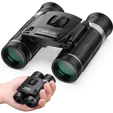 Binoculars & Telescopes CHRONUS BOUTIQUE Chronus 200x25 Small Compact Binoculars, High Powered Mini Binoculars, Waterproof Pocket Binoculars for Bird Watching, Hunting, Traveling