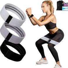 Training Equipment Uten Resistance Bands for Women and Man, Non-Slip Booty Bands for Legs and Butt, 3 Levels Workout Bands Exercise Bands Glute Bands Elastic Bands for Home Fitness, Yoga, Pilates, Gym