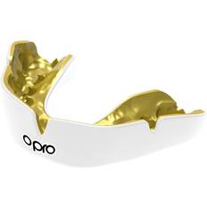 White Martial Arts Protection OPRO Instant Custom-Fit Mouthguard
