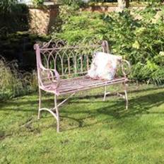 Pink Garden Benches Melody Maison Vintage Metal Garden Bench