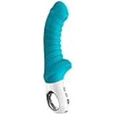 Fun Factory G-Punkt Vibrator TIGER Petrol Großer, strukturierter Dildo mit starker Vibration – 100% medizinisches Silikon, hochwertig & hautfreundlich, Made in Germany