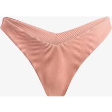 Roxy Love Women High Leg Bikini Bottoms Salmon-Medium