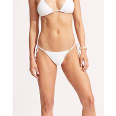 Nylon Bikinis Seafolly Dive Rio Tie Side Bikini Brief White