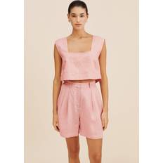 Lino Camisetas de tirantes Posse Caleb Crop Top - Pink