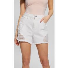 Guess Damen Shorts Guess Jeansshorts - Weiß