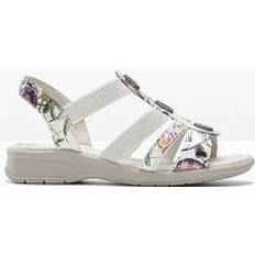 Jana Tofflor & Sandaler Jana Sandals White Floral