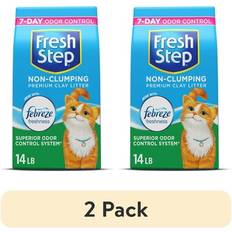 Fresh Step Premium Litter with Febreze Non-Clumping Cat Litter 14