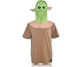 Children's Clothing Star Wars Boys Baby Yoda Costume T-Shirt Baby Yoda Boys Fashion Shirt Baby Yoda Hooded Costume Cosplay Tee