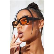 PrettyLittleThing With Orange Lens Square Frame One Size