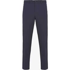 Prada Trousers Prada Mens Blue Slim-fit Straight-leg Woven Trousers