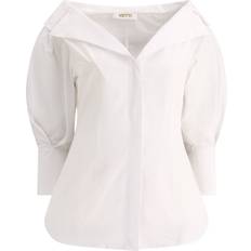 DSquared2 Shirts DSquared2 F. It-Shirt With Open Collar - Bianco/Donna