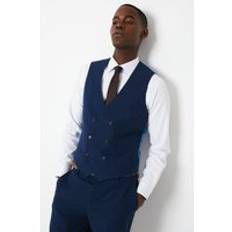 Linen Suits Burton Mens Three Piece Tailored Linen Wedding Suit Waistcoat Navy