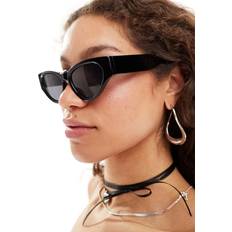 Monki Sorte cat eye-solbriller-Black